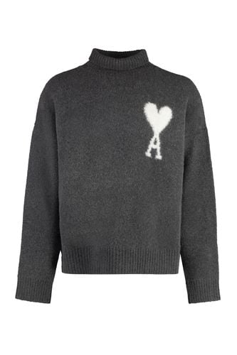 Alpaca-wool Blend Turtle-neck Sweater - Ami Alexandre Mattiussi - Modalova