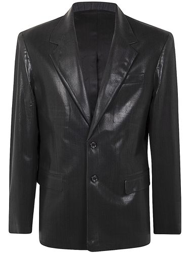 Diesel Stanley Leather Blazer - Diesel - Modalova