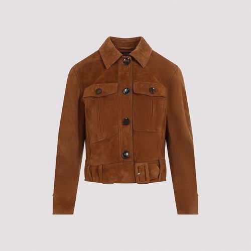 Tom Ford Cropped Leather Jacket - Tom Ford - Modalova