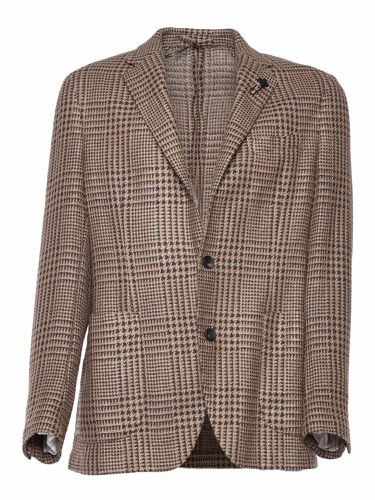 Lardini Houndstooth Jacket - Lardini - Modalova