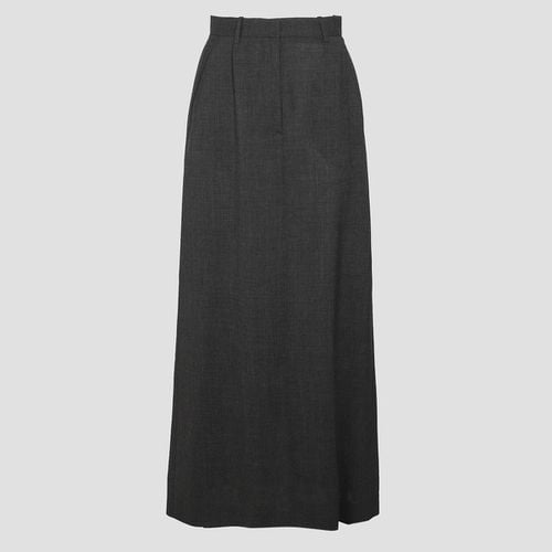 The Row Dark Grey Wool Roux Skirt - The Row - Modalova