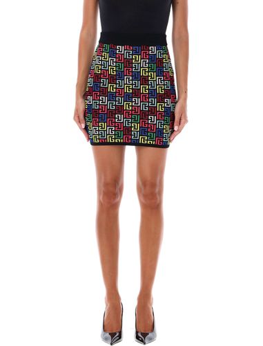 Monogram Mini Skirt - Balmain - Modalova