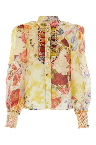 Printed Organza Wonderland Blouse - Zimmermann - Modalova