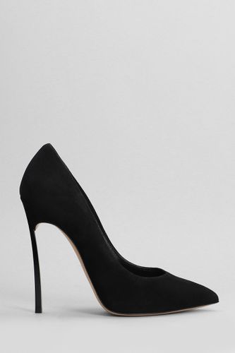 Casadei Blade Pumps In Black Suede - Casadei - Modalova