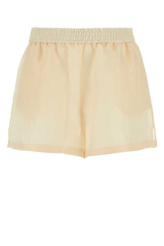 Givenchy Cream Silk Blend Shorts - Givenchy - Modalova