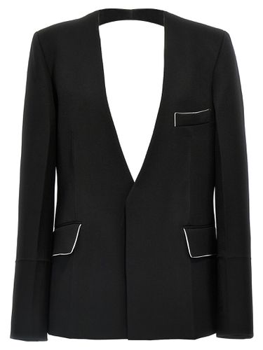 Shrunken Collarless Open-back Blazer - Victoria Beckham - Modalova