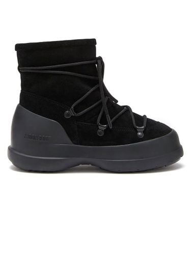 Moon Boot Luna Black Suede Boots - Moon Boot - Modalova