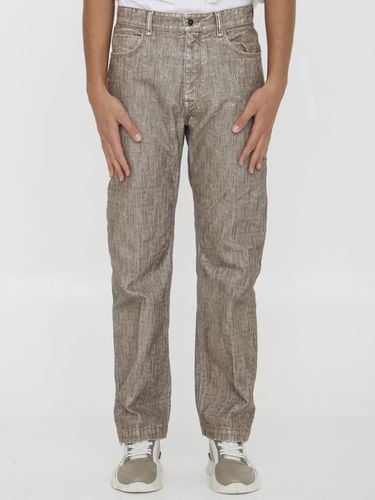 Fendi Denim Trousers - Fendi - Modalova