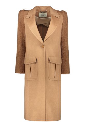 Fendi Camelwool Coat - Fendi - Modalova