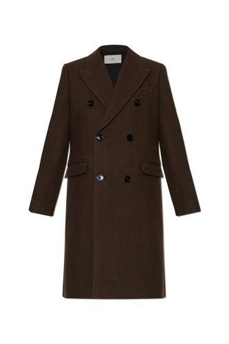 Pairs Double Breasted Coat - Ami Alexandre Mattiussi - Modalova