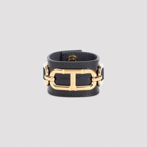 Brass And Printed Croc Cuff Bracelet - Tom Ford - Modalova