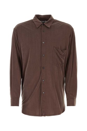 Chocolate Stretch Cupro Liquid Shirt - Magliano - Modalova