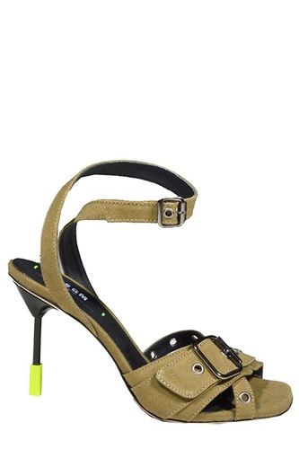 Buckle-detailed Ankle Strap Sandals - MSGM - Modalova