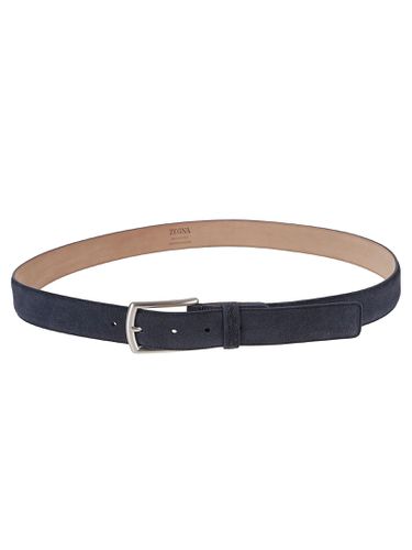 Zegna Rectangle Classic Buckle Belt - Zegna - Modalova