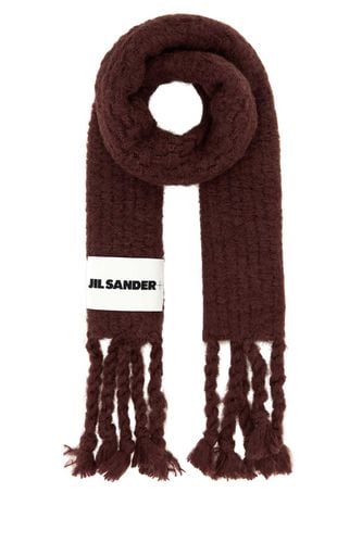 Jil Sander Brown Mohair Blend Scarf - Jil Sander - Modalova