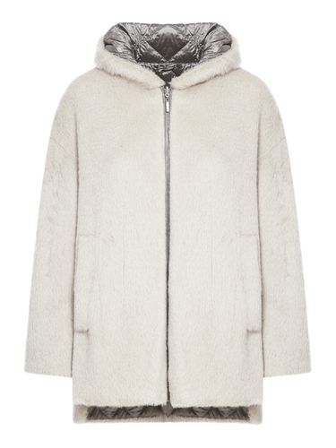 Reversible Down Jacket In Alpaca And Wool - Max Mara The Cube - Modalova