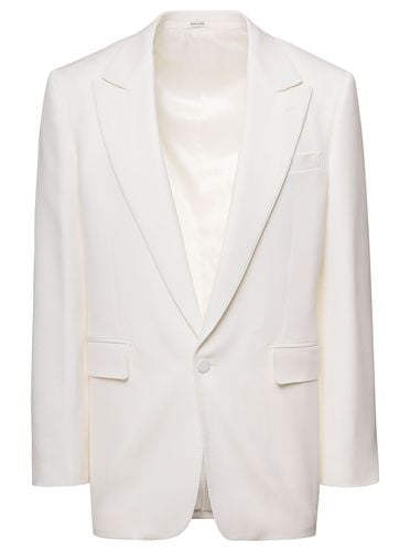 Single-breasted Jacket With Notched Revers In Wool Woman - Alexander McQueen - Modalova