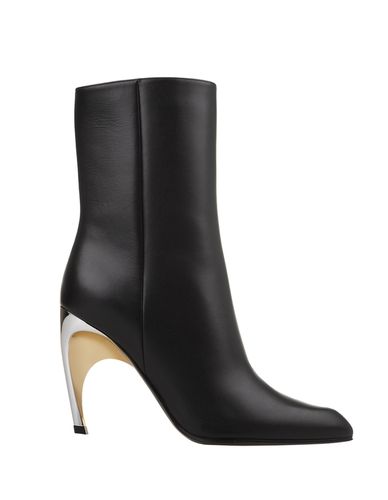 Armadillo Ankle Boots In /gold/silver - Alexander McQueen - Modalova