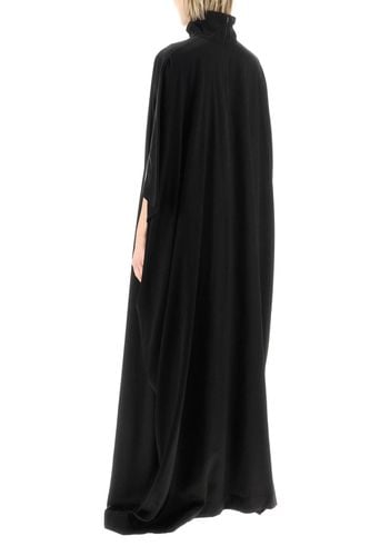 Balenciaga Satin Cape Dress - Balenciaga - Modalova