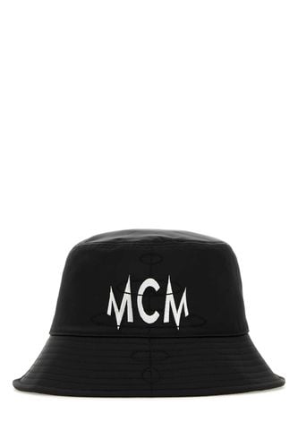 MCM Black Nylon Bucket Hat - MCM - Modalova