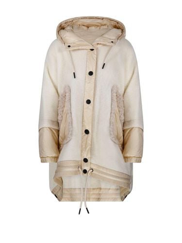 Panelled Hooded Cape - Moncler Grenoble - Modalova