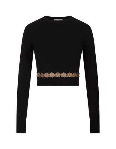 Short Pullover With Belt Detail - Paco Rabanne - Modalova