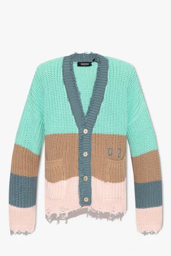 Cardigan With Vintage Effect - Dsquared2 - Modalova