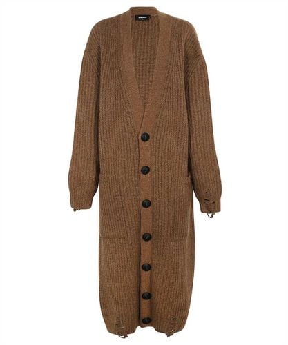 Dsquared2 Long Knitted Cardigan - Dsquared2 - Modalova