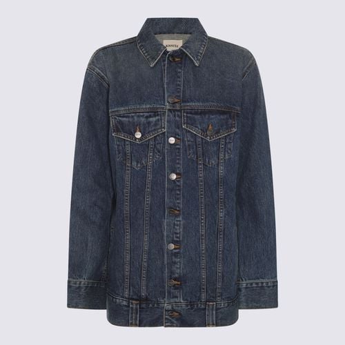 Dark Blue Cotton Denim Jacket - Khaite - Modalova