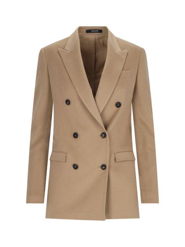 Cashmere Double Breasted Blazer - Tagliatore - Modalova