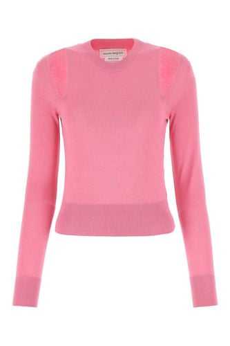 Silk Blend Sweater - Alexander McQueen - Modalova