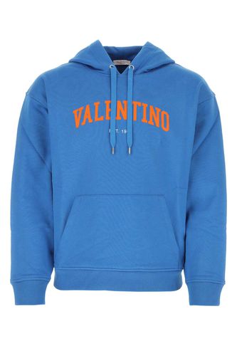 Cerulean Cotton Sweatshirt - Valentino Garavani - Modalova