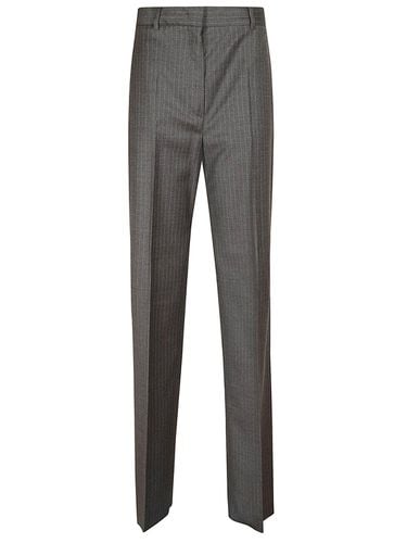 Pleat Detailed Striped Trousers - Max Mara Studio - Modalova