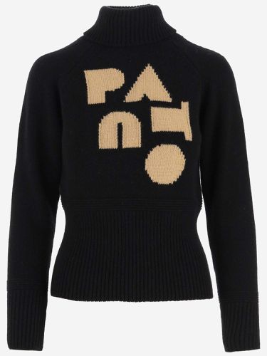 Wool And Cashmere Blend Sweater With Logo - Patou - Modalova