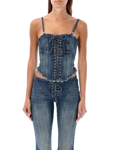 MISBHV Lara Laced Denim Corset - MISBHV - Modalova