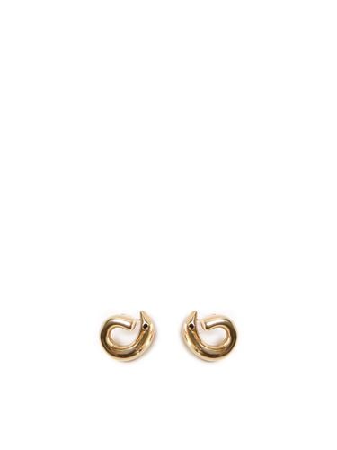 Gold Tone Metal Earrings - Bottega Veneta - Modalova