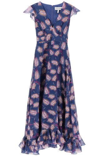 Maxi Cotton And Silk Emma Dress - Saloni - Modalova