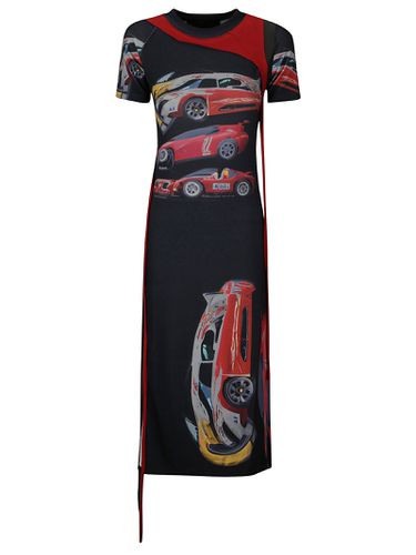 Adsb X Car Printed Slit Maxi Dress - Ottolinger - Modalova