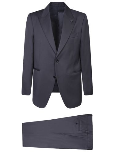 Lardini Blue Wool Suit - Lardini - Modalova