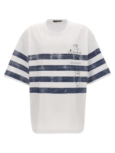 Marina Cotton Crewneck T-shirt - Dolce & Gabbana - Modalova