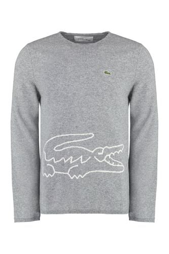 Lacoste X Comme Des Garçons - Cotton Crew-neck Sweater - Comme des Garçons Shirt - Modalova