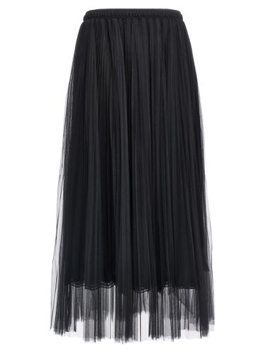 Pleated Tulle Skirt - Ermanno Scervino - Modalova