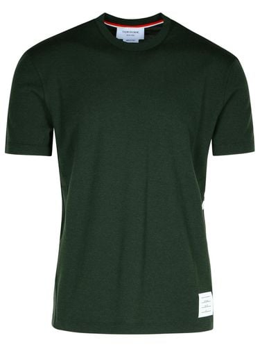 Thom Browne Green Wool T-shirt - Thom Browne - Modalova