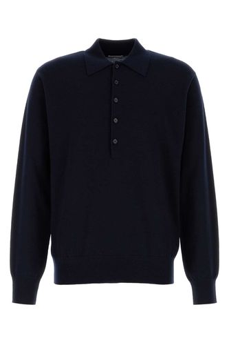 Midnight Blue Wool Muano Polo Shirt - Dries Van Noten - Modalova