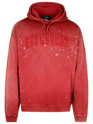 Dsquared2 Red Cotton Sweatshirt - Dsquared2 - Modalova