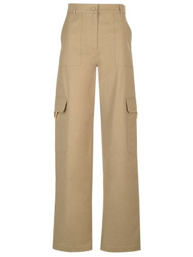 Cargo Pants In Stretch Canvas - Valentino - Modalova