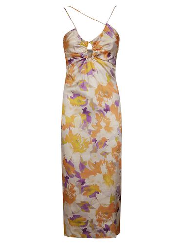 Patrizia Pepe Floral Midi Dress - Patrizia Pepe - Modalova