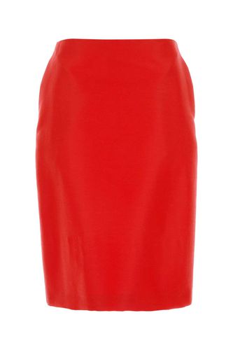 Red Wool Blend Corinna Skirt - The Row - Modalova