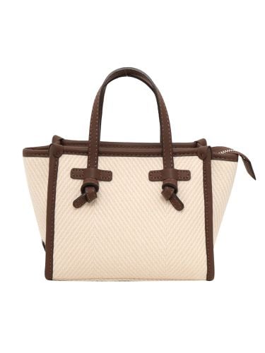 Leather And Fabric Bag - Gianni Chiarini - Modalova