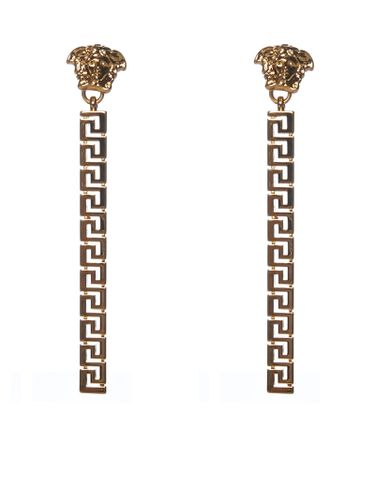 Versace greca Pendant Earrings - Versace - Modalova